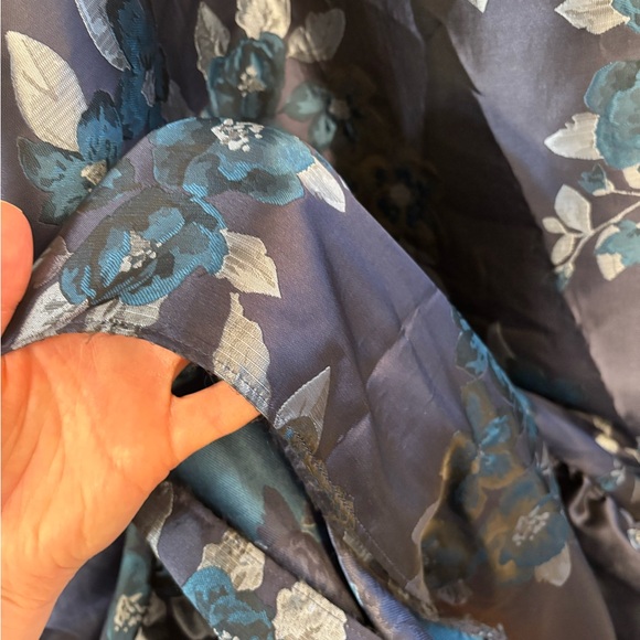 Dessy BAROQUE ROSE DAMASK FLORAL CORSET MAXI DRESS gown - Picture 7 of 10